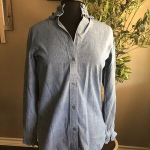 Blue Denim/chambray Shirt